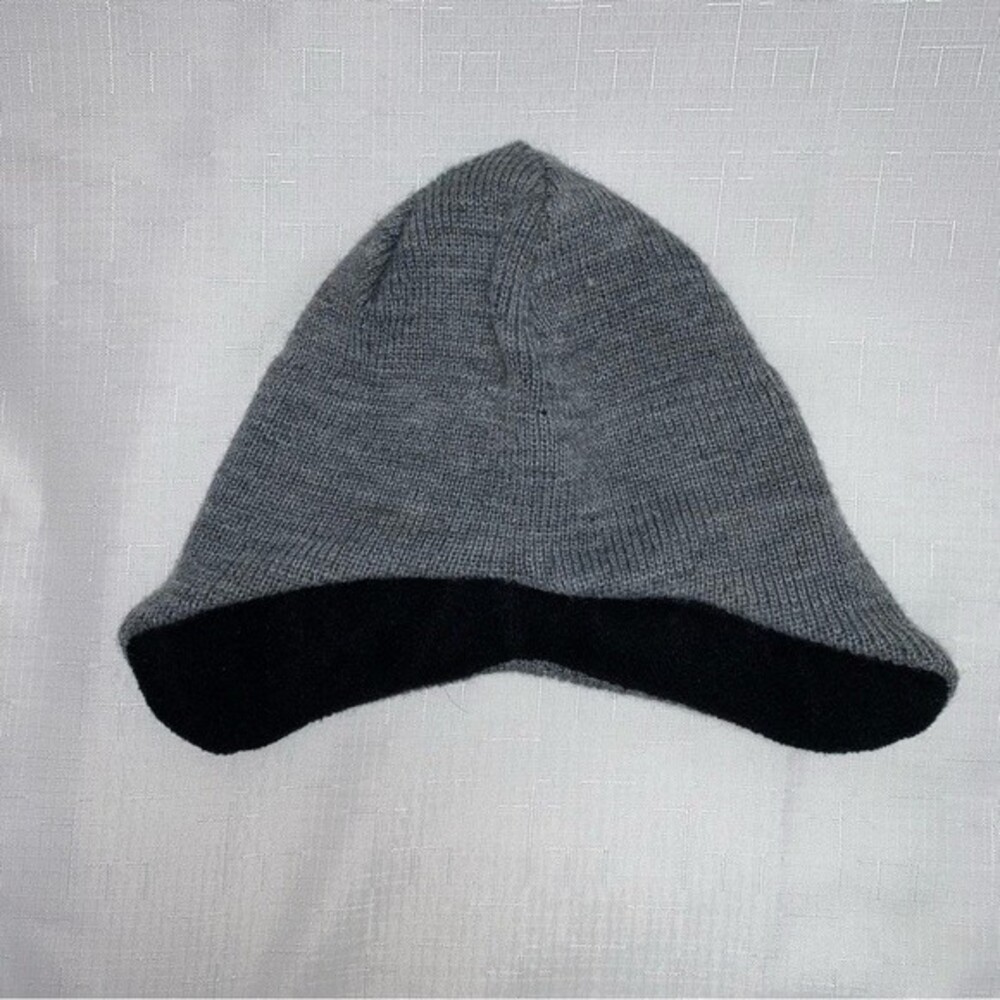 Lumberjack Grey Fleece Lined Trapper Hat Warm Winter Ear Cover Preppy Ski Cap